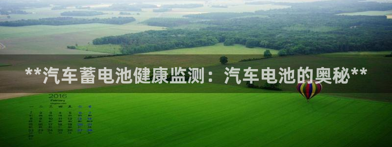 优发国际注册账号：**汽车蓄电池健康监测：汽车电池的奥秘**