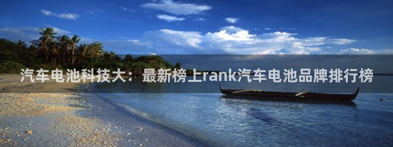优发国际平台18岁能做吗：汽车电池科技大：最新榜上rank汽车电池品牌排行榜