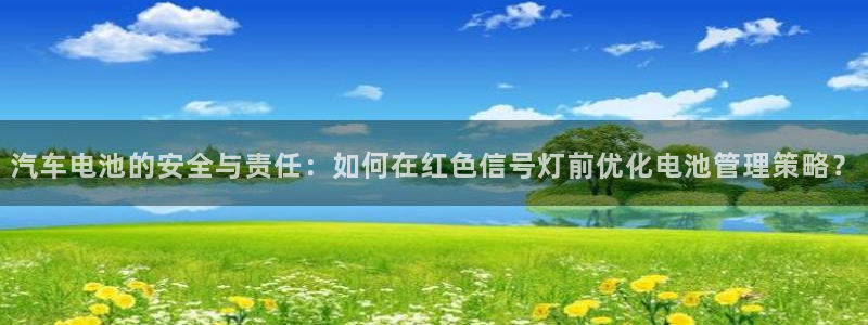 优发国际官网手机版入口：汽车电池的安全与责任：如何在红色信号灯前优化电池管理策略？